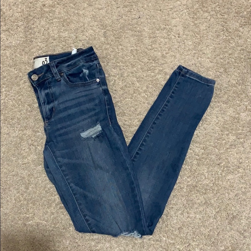 Garage High Waisted Skinny Jeans